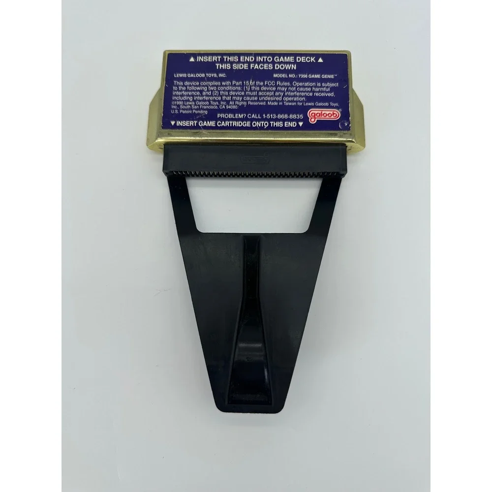 Galoob Game Genie Video Game Enhancer for NES Nintendo Gold Cartridge 7356